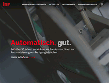 Tablet Screenshot of ibf-automation.de